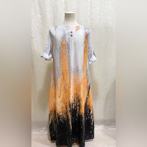 Multi-Color Maxi Dress